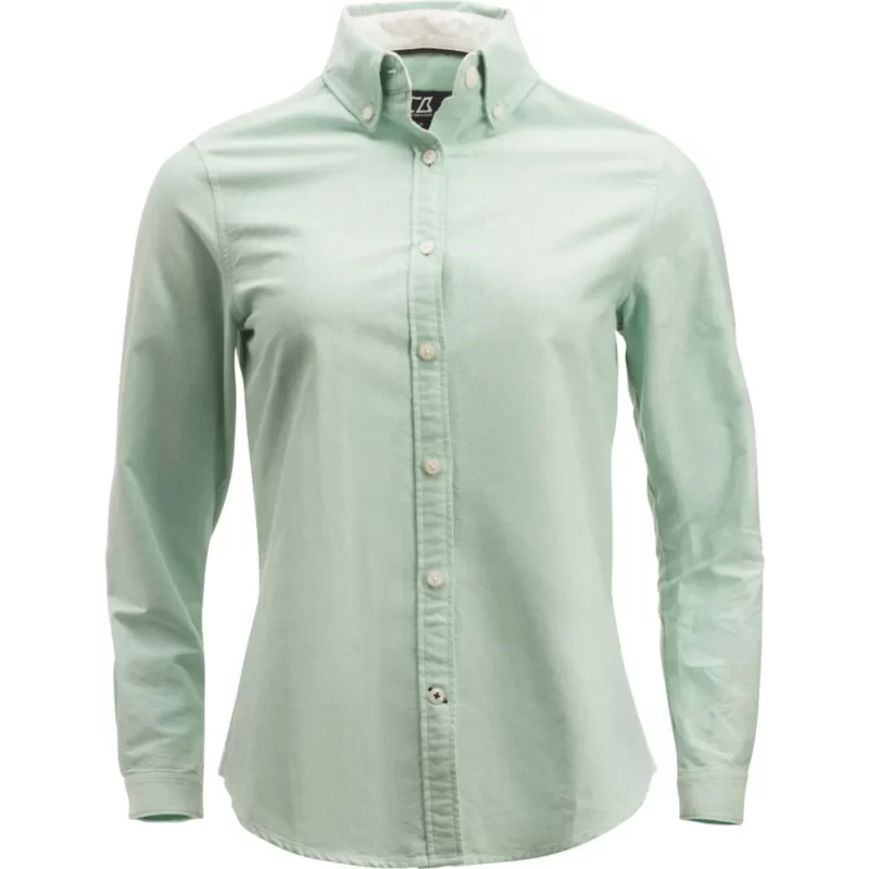 belfair-oxford-skjorte-dame-grønn