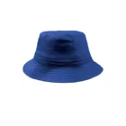 bucket hat med logo blå