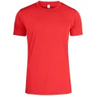 clique active t-shirt herre rød