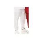 bukse med strikk hvit