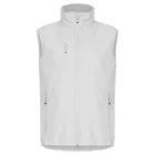 clique classic softshell vest hvit