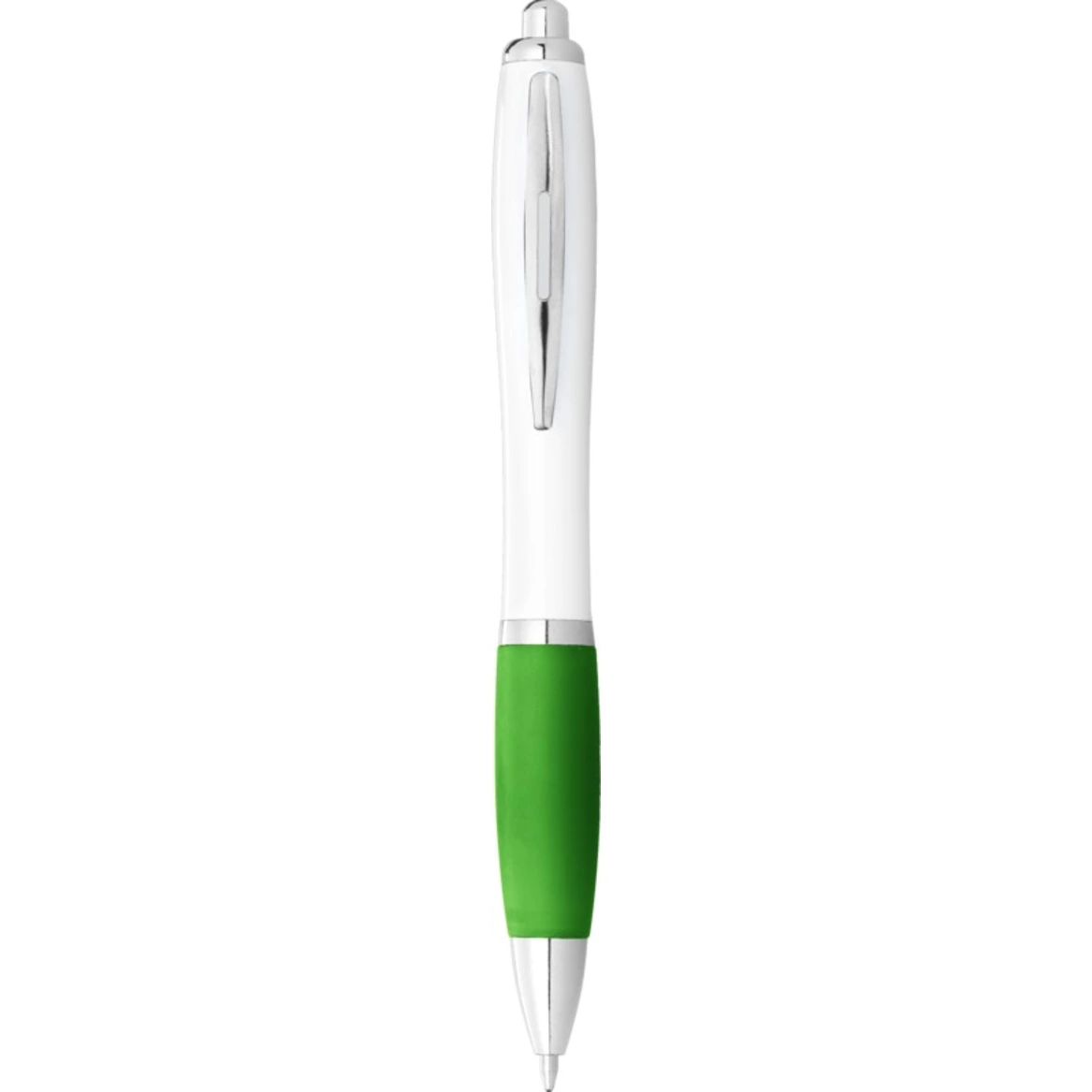 Limegrønn kulepenn med logo
