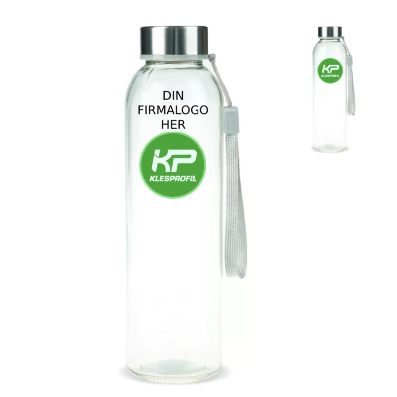 vannflaske med logo