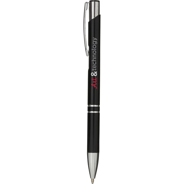 elegant penn med logo svart