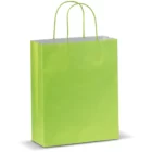 papirpose med logo grønn